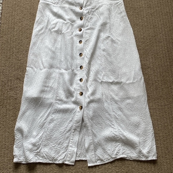 Good American The Bustier Dress, Ivory Leopard - Picture 4 of 17